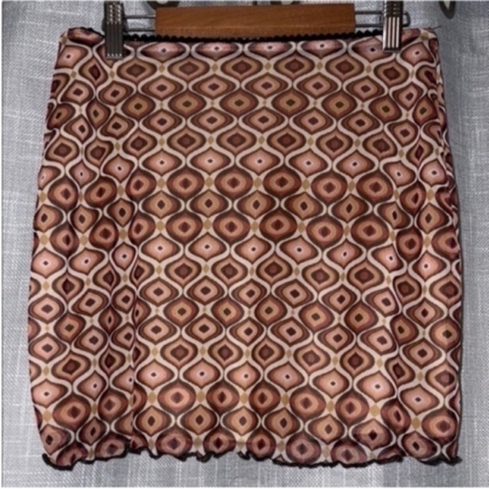 Princess Polly Geometric Patterned Mini Skirt